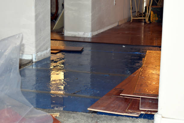 Professional Water Damage Restoration technician working in Naples, FL